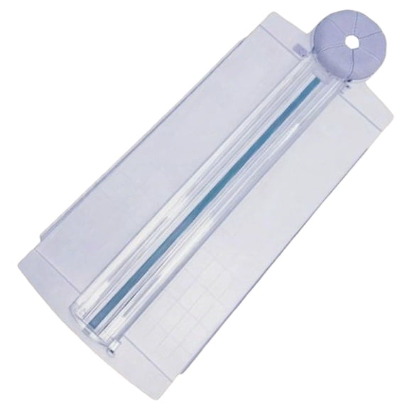 Rongfmy 12 in 1 Craft Paper Cutter Manual Paper Trimmer for Home Greeting Card Photo Violet