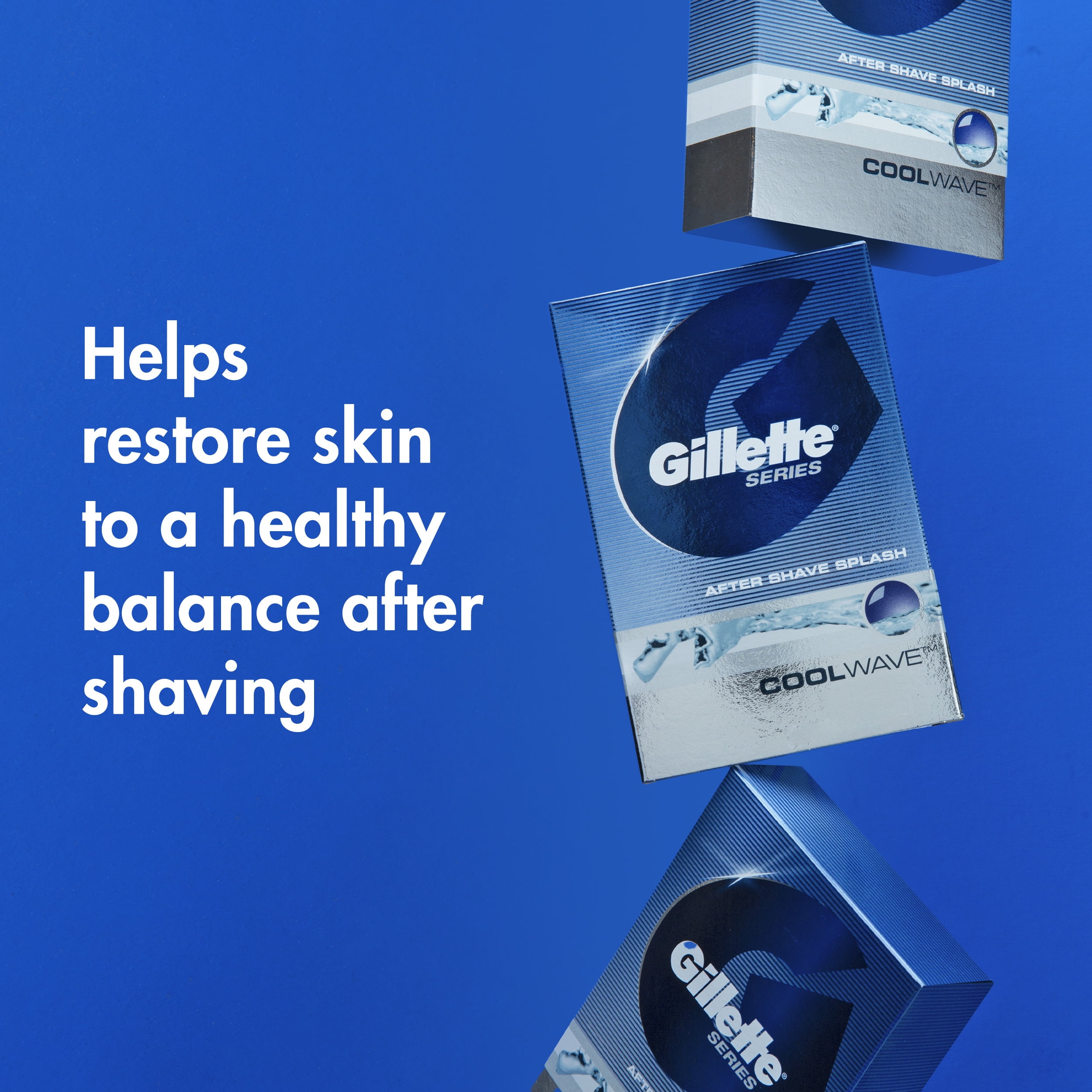 Gillette Series Lotion après-Rasage pour Hommes, Rafraîchit et Hydrate, Parfum Vague Fraîche