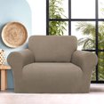 thumbnail image 2 of PiccoCasa Stretch Sofa Slipcover Washable Furniture Covers for Dogs Coffee Color Small, 2 of 7