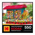 thumbnail image 1 of Kodak 550 Piece Jigsaw Puzzle - Side Street Colourful Flower Market, 1 of 6