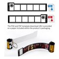 thumbnail image 5 of 8 Pack Rouleau de Film Mémoire de Sublimation Porte-Clés, Rouleau de Film Vierge Double Face pour Appareil Photo, 5 of 5