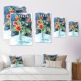 thumbnail image 4 of Designart Christmas Red Berries Flowers Traditional Canvas Wall Art, 4 of 4