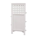 thumbnail image 5 of Suncast FS4423D Clôture de Patio Extérieur à 4 Panneaux avec Écran, Clôture de Porte, Blanc, 5 of 5