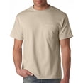 thumbnail image 4 of Hanes Beefy-T Men`s Pocket T-Shirt, 3XL, Yellow, 4 of 7