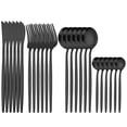 thumbnail image 2 of Stainless Steel Cutlery Set, 24-Piece Kit Fork Spoon Collection, Ergonomic Handle Design, Complete Dining Service for Everyday Meals and Hosting, Durable Easy-Clean Utensils, 2 of 6