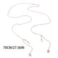 thumbnail image 4 of lionlar Fashionable Eyeglasses Chain Stylish Retainer Lanyard Holder Heart Rose Red, 4 of 5