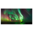 thumbnail image 2 of Green Northern Lights Aurora - Large Abstract Canvas Wall Art, 2 of 3