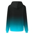 thumbnail image 4 of Timegard Sweatshirts for Women Plus Size Zipper Hoodies Pullover Gradient Color Fall Casual Loose Tops, 4 of 4