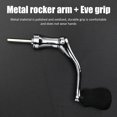 thumbnail image 4 of Folding Spinning Reel Handle Metal Fishing Wheel Rock Arms Grip Knob (S), 4 of 9