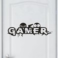 thumbnail image 1 of Agiferg Gamer Removable Art Vinyl Mural Home Room Decor Wall Stickers, 1 of 4