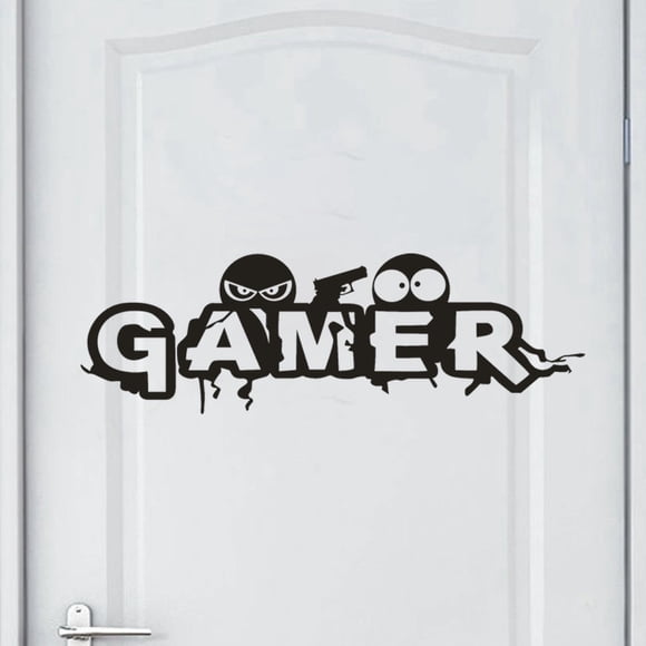 Agiferg Autocollants Muraux Amovibles en Vinyle Artistique pour Décor de Maison et de Chambre pour Gamer