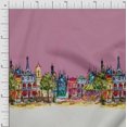 thumbnail image 1 of Soimoi Cotton Cambric Fabric Buildings Panel Fabric Prints by Yard 42 Inch Wide, 1 of 3
