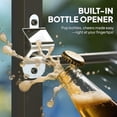 thumbnail image 4 of Outsunny 47" Outdoor Bar Table with Built-In Bottle Opener, Steel Frame, 4 of 10