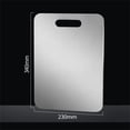 thumbnail image 1 of Chopping Board Double Sided Stainless Steel Kitchen Cutting Board With Hanging Hole Home Kitchen Chopping Board For Meat Vegetables Fruit, 1 of 2