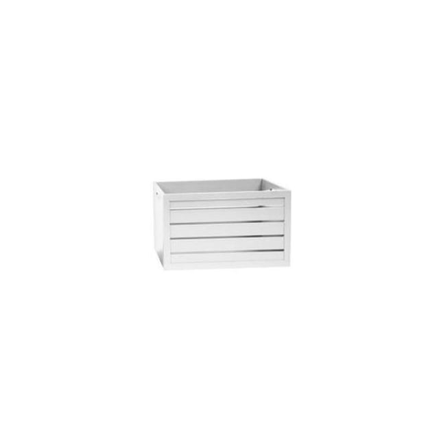 Caisse Blanche en Bois