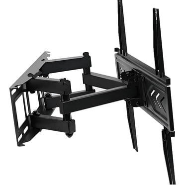 26-55 Inch Full Motion TV Wall Mount up to 88lbs, Dual Articulating Arms TV Bracket with Swivel Tilting Max Extension 355mm, Max VESA 400x400mm, Fits 8" 12" 16" Wood Studs