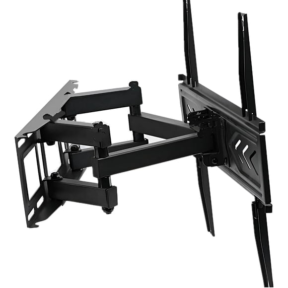 26-55 Inch Full Motion TV Wall Mount up to 88lbs, Dual Articulating Arms TV Bracket with Swivel Tilting Max Extension 355mm, Max VESA 400x400mm, Fits 8" 12" 16" Wood Studs