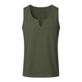 thumbnail image 4 of Men's V Neck Tank Tops Sleeveless Undershirt for Summer Casual Wear, 4 of 5