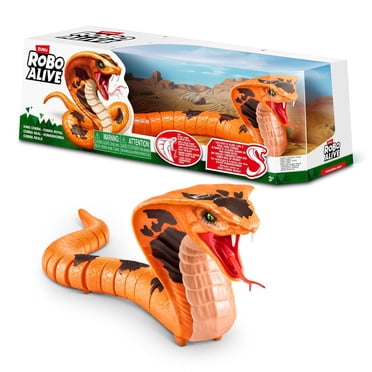 Robo Alive King Cobra by ZURU - Robotic Realistic Moving Snake Toy for Kids Ages 3+