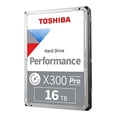 thumbnail image 2 of Toshiba X300 PRO 16TB High Workload Performance for Creative Professionals 3.5-Inch Internal Hard Drive â€“ Up to 300 TB/Year Workload Rate CMR SATA 6 GB/s 7200 RPM 512 MB Cache - HDWR51GXZSTB, 2 of 15
