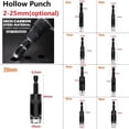 thumbnail image 2 of Hex Shank Adapter Electric Machine Hollow Punch for Drill Cardboard Leather Belt, 2 of 5