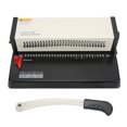 thumbnail image 4 of Binding Machine Punch Multifunctional Loose Leaf Hole Punch Desktop Paper Punching Binding Tool 9.5mm Pitch Maximum Punching Holes 18 Sheets, 4 of 8