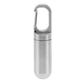 thumbnail image 1 of Pill Fob Container, Stainless Steel Pill Case Emergency Keychain Pill Holder For Medicine Organizer Dispenser, 1 of 8