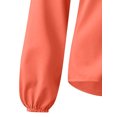 thumbnail image 4 of Innerwin Shirts Long Sleeve Women Blouse Office Ruffled Loose Tops Orange XL, 4 of 5
