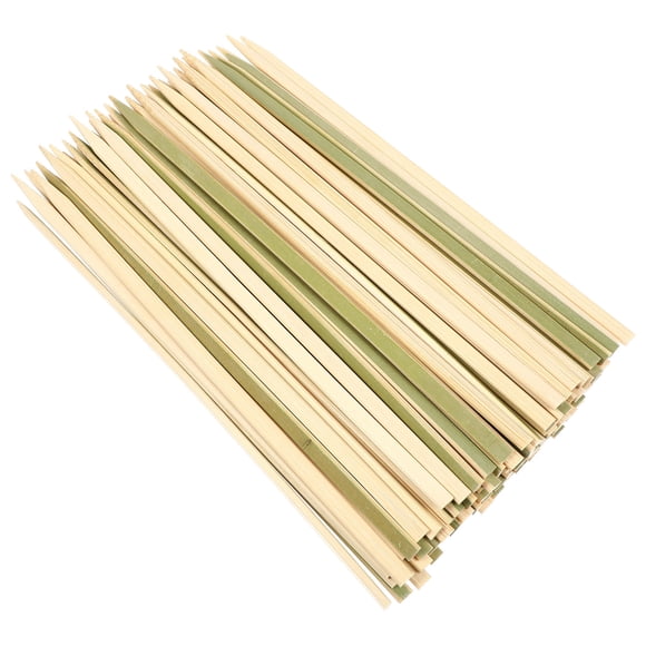 KONTONTY 200 Pcs Bâtonnets de Bambou Jetables Longs pour Grillades à la Viande