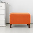 thumbnail image 2 of GUOOL Pouf Pouf Housse Repose-Pieds Housse Repose-Pieds Protecteur de Tabouret Orange, 2 of 9