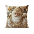 thumbnail image 2 of Fridja Clearance Christmas Pillowcase About 18x18in Pillowcase - Christmas Decoration Patterns Home Pillowcase Flat Printing Imitating Three-dimensional Patterns, 2 of 6