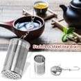 thumbnail image 2 of MOPOOR Stainless Steel Tea Infuser Pipe Design Holder Tool Tea Spoon Infuser Filt for Loose Tea Infuser for Loose Tea Leaf, Coffee, Spices, Seasonings, 2 of 9