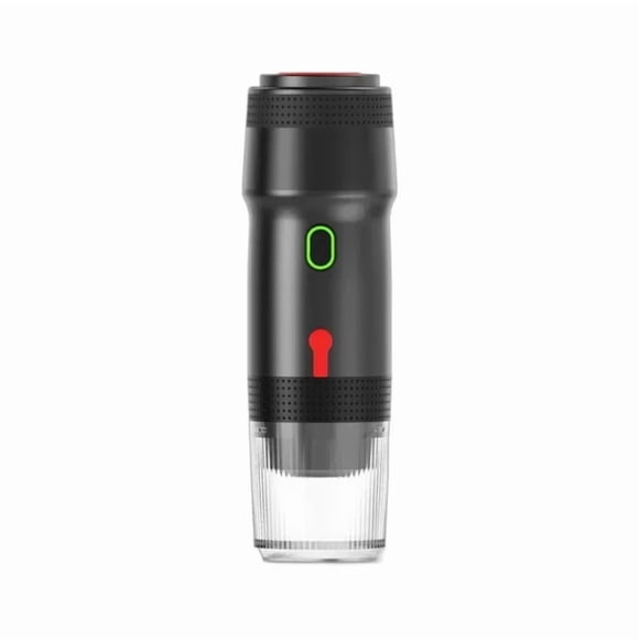 Automatic Espresso Capsule Machine, Portable USB, for Small and Large Capsules of Coffee Powder Capsule Holder Black