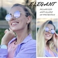 thumbnail image 3 of Joopin Lunettes de Soleil Rondes Hommes Femmes Teintes Polarisées Hippie Rétro Cercle Lunettes de Soleil, 3 of 7