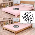 thumbnail image 2 of Porte-draps Réglable Porte-Draps Garde-Draps Housse de Matelas Noir, 2 of 8