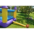 thumbnail image 4 of Wizard Inflatable Bounce House Bouncer, Spacious Bouncing Area with Fun Slide, Safe hook-and-loop fastener Entrance, Basketball Hoop, Fun Party Wizard Castle Theme, Inflated Size: 9 ft x 8 ft x 7 ft H, 4 of 6