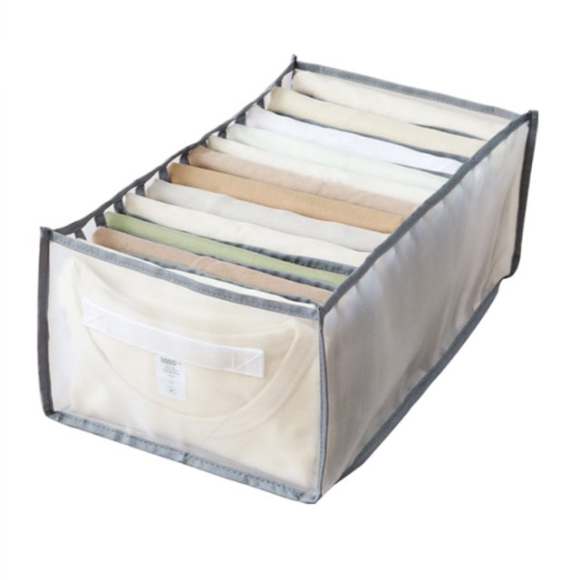 Wardrobe Clothes Organizer Closet Storage Baskets Storage Bins Wardrobe Clothes Foldable Save Space Clothing Storage Bins Containers for Bedroom Dorm Room