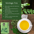thumbnail image 2 of McCoy Teas Moringa Herbal Tea, Individually Wrapped Double Chamber Tea Bags, 20 Count, 2 of 6