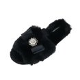 thumbnail image 1 of Pretty You London Pantoufle à Enfiler Anya pour Femme avec Nœud et Strass, 1 of 4