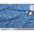 thumbnail image 3 of Soimoi Poly Georgette Fabric Dot,Floral & Insect Clip Art Printed Fabric 1 Yard 42 Inch Wide, 3 of 3