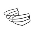 thumbnail image 2 of GROWTH TANK Chapeau Porte Casquette Rack Baseball Caps Stockage Facile à Installer Fort Accessoire Noir, 2 of 7
