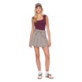 thumbnail image 2 of No Boundaries Women's Seamless Cap Sleeve Bodysuit, 2 of 6