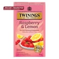 thumbnail image 1 of Twinings Raspberry & Lemon Herbal Tea Bags, Sweet & Zesty, Naturally Caffeine Free, 20 Count, 1 of 6