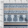 thumbnail image 2 of oneOone Georgette Viscose Light Blue Fabric Asian Block Craft Projects Decor Fabric Printed By The Yard 42 Inch Wide, 2 of 4