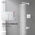 thumbnail image 4 of KENES Polished Chrome Tub and Shower Trim Kit Shower Faucet with 8-Inch Rain Shower Head Modern Single-Spray Shower Faucet Set KE-6024A-5 (Shower Valve Included), 4 of 5