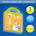 thumbnail image 2 of Sticker Book Toy Set Children Learning Training Playthings Cartoon Style Reusable Stickers Toys Kit Educational Plaything Prop Type 3, 2 of 7
