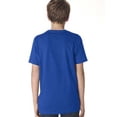 thumbnail image 2 of Next Level T-Shirt à Col Rond en Coton pour Jeunes, G, Royal, 2 of 3