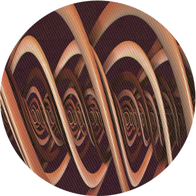 Ahgly Company Tapis d'Intérieur Ronds Transitionnels Lavables à la Machine, Rouge Écarlate Foncé, 6 Pieds Rond