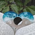 thumbnail image 1 of Handmade Transparent Resin Thumb Ring Page Holder Coastal Ocean Beach Reading Accessory For Teachers Book Lovers Literary Unique Functional, 1 of 3