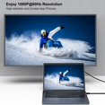 thumbnail image 4 of Mini DisplayPort to VGA Cable, Benfei Mini DisplayPort to VGA 6 Feet Cable (Thunderbolt 2 Compatible) with MacBook Air/Pro, Surface Pro/Dock, Monitor, Projector, 4 of 10